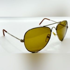 Vintage Merit Gold Pilot Sunglasses Frames